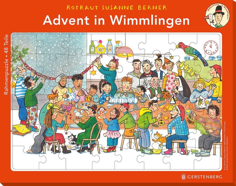 Rahmenpuzzle Advent in Wimmlingen - 48 Teile - 