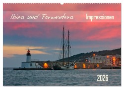 Cover-Bild zum Titel 'Ibiza und Formentera Impressionen (Wandkalender 2026 DIN A2 quer), CALVENDO Monatskalender' von 'Klaus Kolfenbach'