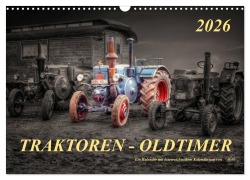 Cover-Bild zum Titel 'Traktoren - Oldtimer (Wandkalender 2026 DIN A3 quer), CALVENDO Monatskalender' von 'Peter Roder'