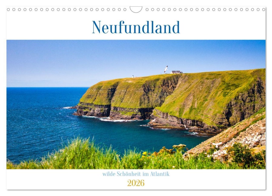 Neufundland - wilde Schönheit im Atlantik (Wandkalender 2026 DIN A3 quer), CALVENDO Monatskalender - Sabine Jost