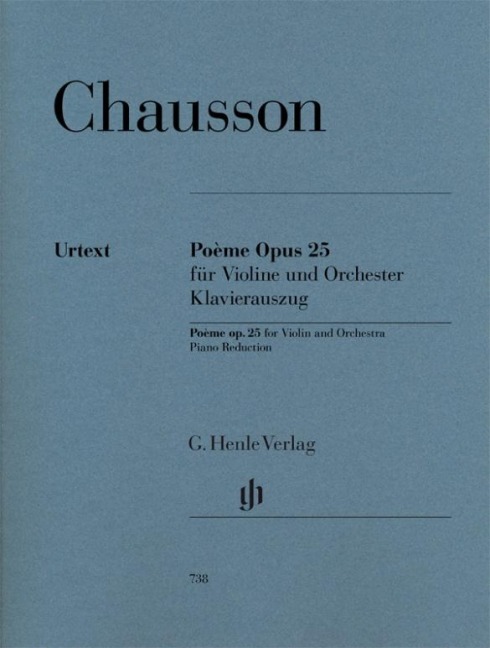Chausson, Ernest - Poème op. 25 für Violine und Orchester - Ernest Chausson