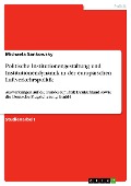 Cover-Bild zum Titel 'Politische Institutionengestaltung und Institutionendynamik in der europäischen Luftverkehrspolitik' von 'Michaela Sankowsky'
