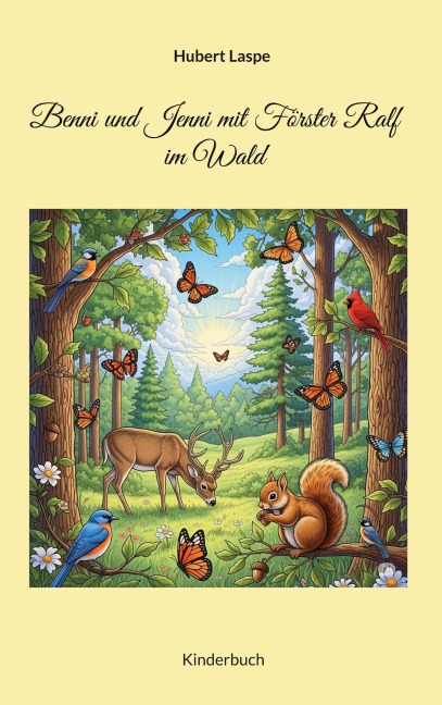 Benni und Jenni mit Förster Ralf im Wald - Hubert Laspe