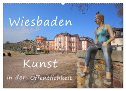 Wiesbaden Kunst in der Öffentlichkeit (Wandkalender 2025 DIN A2 quer), CALVENDO Monatskalender - Gerald Abele