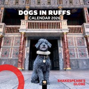 Shakespeare's Globe: Dogs in Ruffs Wall Calendar 2026 (Art Calendar) - 
