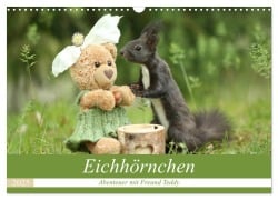 Eichhörnchen - Abenteuer mit Freund Teddy (Wandkalender 2025 DIN A3 quer), CALVENDO Monatskalender - Birgit Cerny