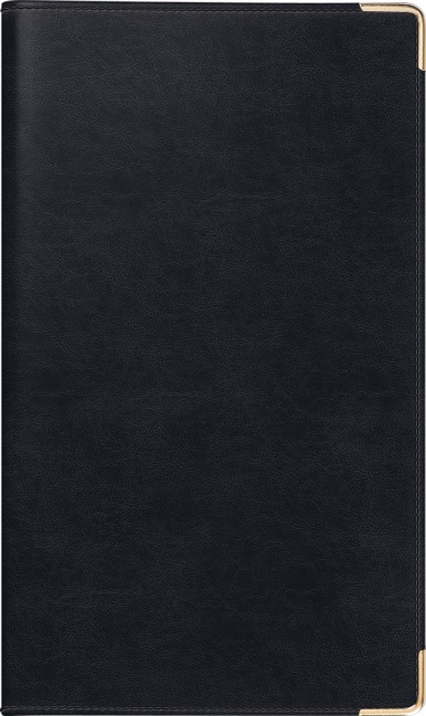 rido/idé 7017809907 Taschenkalender Mod. Taschenplaner int. 2027 A6, Kunstleder, schwarz - 