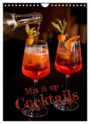 Cover-Bild zum Titel 'Mix it up - Cocktails (Wandkalender 2026 DIN A4 hoch), CALVENDO Monatskalender' von 'Ulrike Burberg'