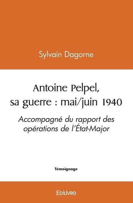 Antoine Pelpel, sa guerre - Sylvain Dagorne