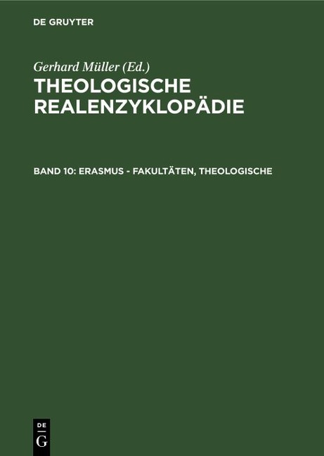 Erasmus - Fakultäten, Theologische - 