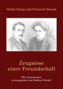 Cover-Bild zum Titel 'Stefan Zweig und Ferruccio Busoni - Zeugnisse einer Freundschaft' von 'Martina Weindel (Hg.'