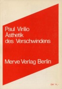 Cover-Bild zum Titel 'Ästhetik des Verschwindens' von 'Paul Virilio'