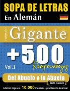 Cover-Bild zum Titel 'SOPA DE LETRAS EN ALEMÁN FORMATO GIGANTE' von 'Delta Classics'