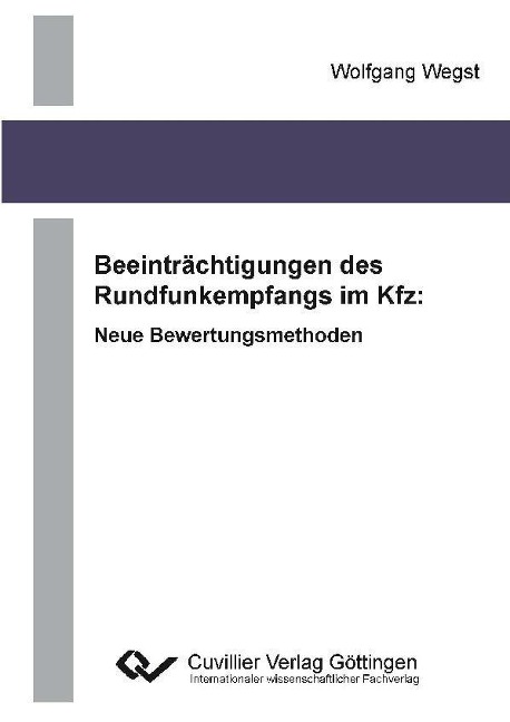 Beeinträchtigungen des Rundfunkempfangs im Kfz: Neue Bewertungsmethoden - 