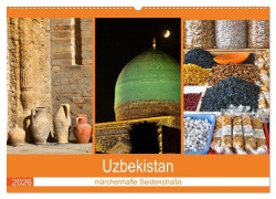 Cover-Bild zum Titel 'Uzbekistan - märchenhafte Seidenstraße (Wandkalender 2026 DIN A2 quer), CALVENDO Monatskalender' von 'Brigitte Dürr'