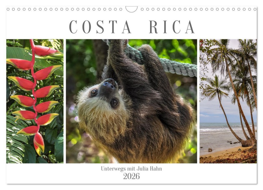Costa Rica - unterwegs mit Julia Hahn (Wandkalender 2026 DIN A3 quer), CALVENDO Monatskalender - Julia Hahn