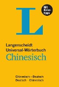 Langenscheidt Universal-Wörterbuch Chinesisch - mit Tipps für die Reise - 