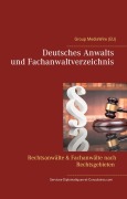Cover-Bild zum Titel 'Deutsches Anwalts und Fachanwaltverzeichnis' von 'Heinz Duthel'