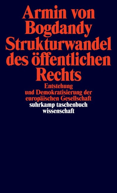 Strukturwandel des öffentlichen Rechts - Armin Von Bogdandy
