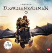 Cover-Bild zum Titel 'Drachenzähmen Broschurkalender 2026' von ''