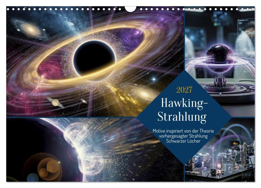 Hawking-Strahlung (Wandkalender 2027 DIN A3 quer), CALVENDO Monatskalender - Torsten Irmer