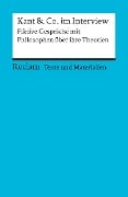 Cover-Bild zum Titel 'Kant & Co. im Interview' von 'Jörg Peters, Bernd Rolf'