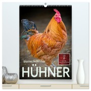 Cover-Bild zum Titel 'Hühner - buntes Federvieh (hochwertiger Premium Wandkalender 2026 DIN A2 hoch), Kunstdruck in Hochglanz' von 'Peter Roder'