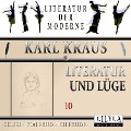Cover-Bild zum Titel 'Literatur und Lüge 10' von 'Karl Kraus'