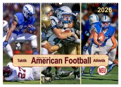 Cover-Bild zum Titel 'American Football - Taktik und Athletik (Wandkalender 2026 DIN A2 quer), CALVENDO Monatskalender' von 'Peter Roder'
