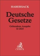 Cover-Bild zum Titel 'Deutsche Gesetze Gebundene Ausgabe II/2025' von ''