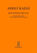 Cover-Bild zum Titel 'Repetitionstabellen zur kurzgefassten Griechischen Schulgrammatik' von 'Adolf Kaegi'