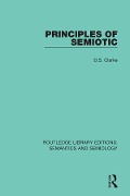 Cover-Bild zum Titel 'Principles of Semiotic' von 'David S. Clarke'