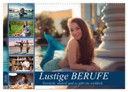 Cover-Bild zum Titel 'Lustige Berufe (Wandkalender 2026 DIN A2 quer), CALVENDO Monatskalender' von 'Sabine Löwer'