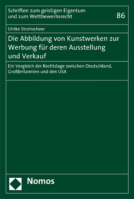 Die Abbildung von Kunstwerken zur Werbung für deren Ausstellung und Verkauf - Ulrike Strohscheer