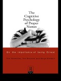 Cover-Bild zum Titel 'The Cognitive Psychology of Proper Names' von 'Serge Bredart, Tim Valentine, Tim Brennen'