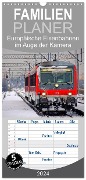 Familienplaner 2024 - Europäische Eisenbahnen im Auge der Kamera mit 5 Spalten (Wandkalender, 21 x 45 cm) CALVENDO - Ralf Roletschek