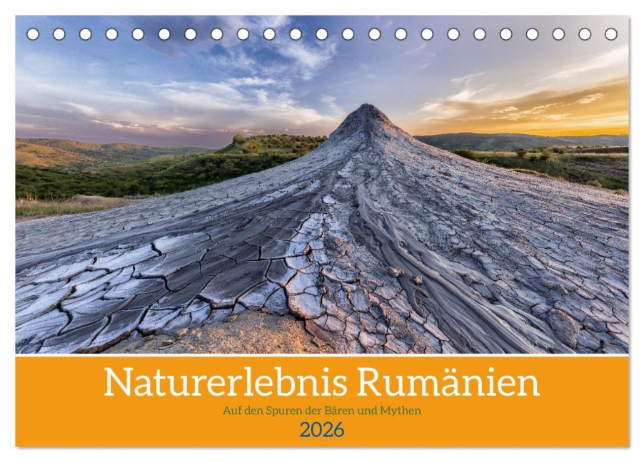Naturerlebnis Rumänien - Auf den Spuren der Bären und Mythen (Tischkalender 2026 DIN A5 quer), CALVENDO Monatskalender - Johann Schörkhuber