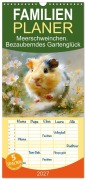 Cover-Bild zum Titel 'Familienplaner 2027 - Meerschweinchen. Bezauberndes Gartenglück mit 5 Spalten (Wandkalender, 21 x 45 cm) CALVENDO' von 'Rose Hurley'