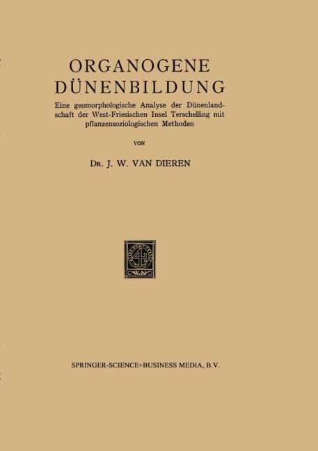 Organogene Dünenbildung - J. W. van Dieren