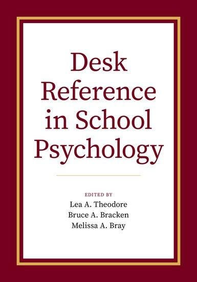 Desk Reference in School Psychology - 