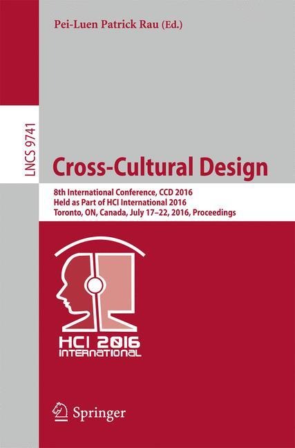 Cross-Cultural Design - 
