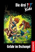 Cover-Bild zum Titel 'Die drei ??? Kids 62. Gefahr im Dschungel (drei Fragezeichen Kids)' von 'Ulf Blanck'