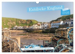 Cover-Bild zum Titel 'Entdecke England (Wandkalender 2026 DIN A3 quer), CALVENDO Monatskalender' von 'Katrin Streiparth'