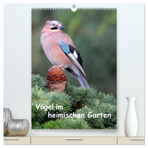 Vögel im heimischen Garten (hochwertiger Premium Wandkalender 2025 DIN A2 hoch), Kunstdruck in Hochglanz - Dieter Wilczek