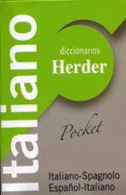 Diccionario universal Herder, italiano-español/español-italiano - Gianpiero Pelegi