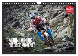 Cover-Bild zum Titel 'Mountainbike Freeride Momente (Wandkalender 2025 DIN A4 quer), CALVENDO Monatskalender' von 'Dirk Meutzner'