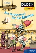 Cover-Bild zum Titel 'Duden Leseprofi - Ein Kaugummi für die Mumie, 1. Klasse' von 'Christian Tielmann'