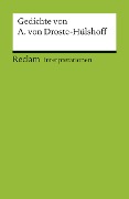 Cover-Bild zum Titel 'Interpretationen: Gedichte von Annette von Droste-Hülshoff' von ''