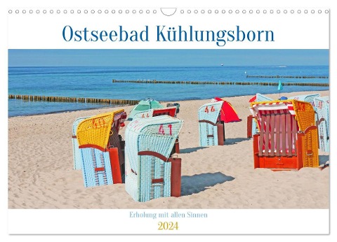 Ostseebad Kühlungsborn. Erholung mit allen Sinnen (Wandkalender 2024 DIN A3 quer), CALVENDO Monatskalender - Lucy M. Laube