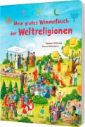 Cover-Bild zum Titel 'Mein großes Wimmelbuch der Weltreligionen' von 'Stephan Schlensog'